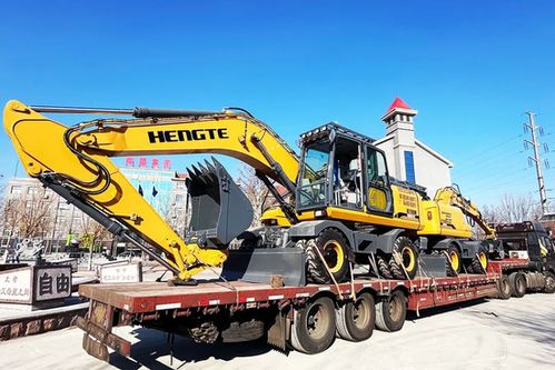 恒特挖掘機批量發車儀式